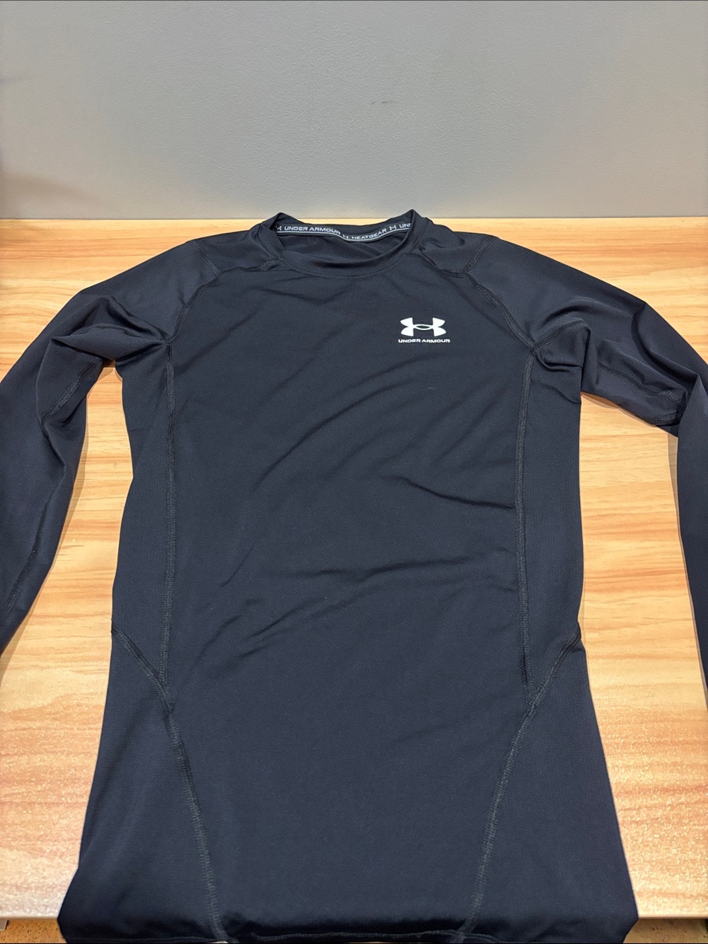 Under Armour Black Long-Sleeve Men’s Heatgear Top
